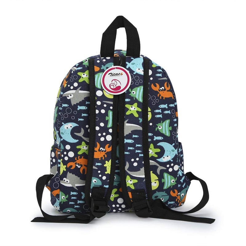 Zicac Toddler Backpack for Boys Girls 12 inch Mini Kids Backpacks for School & Travel, Preschool Kindergarten Cartoon Daypack - Image 5